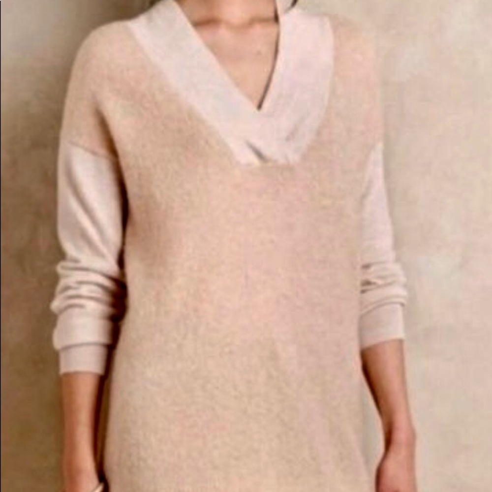 Anthropologie Moth brand wool cream sweater